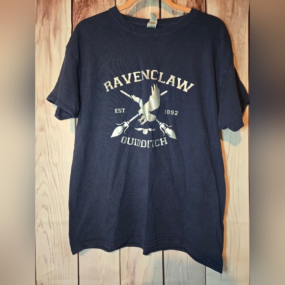 Gildan Navy Ravenclaw Quidditch Tee Size Large - Picture 1 of 4